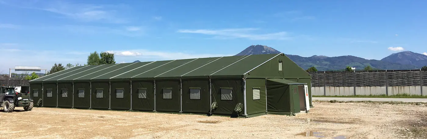 Supply tent system